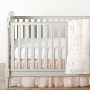 Pottery barn kids Monique lhuillier crib skirt
